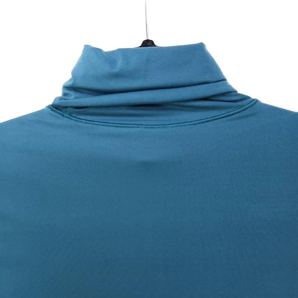 Lululemon Wundermost Ultra-Soft Nulu Turtleneck Bodysuit Green Size Medium Thong - Picture 14 of 15